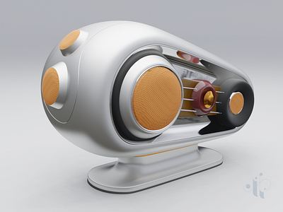 Portable Speaker Concept 3d 3d illustration brand identity branding design design illustration