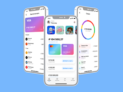 Fintech Banking App Design Concept app design mobile ui ux