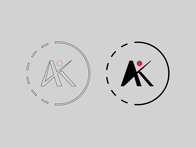 AK PERSONAL PHOTOGRAPH LOGOTYPE branding digital graphic design logo vector