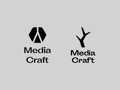 MEDIACRAFT LOGO DRAFTS branding digital graphic design logo sticker