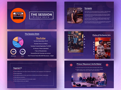 Music Pitch Deck Presentation Design