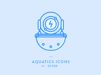 AQUATICS ICONS - #1- Scuba