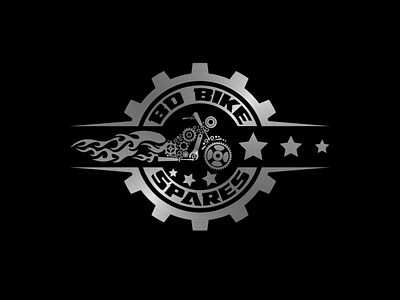 Logo Design BD Bike Spares design graphic design illustration logo logo design logo designer vector