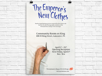 Emperor's New Clothes Gallery Exhibition Poster