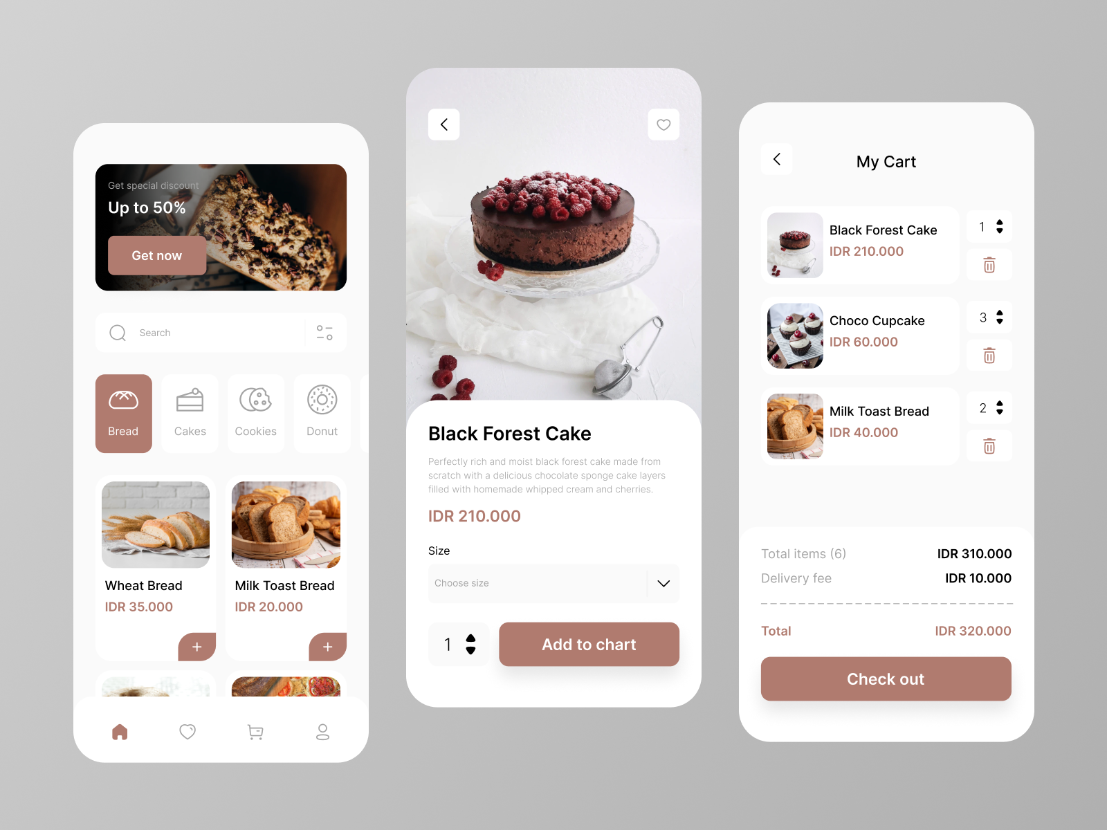 Bakery Shop App Exploration by Rima Dwi Novika on Dribbble