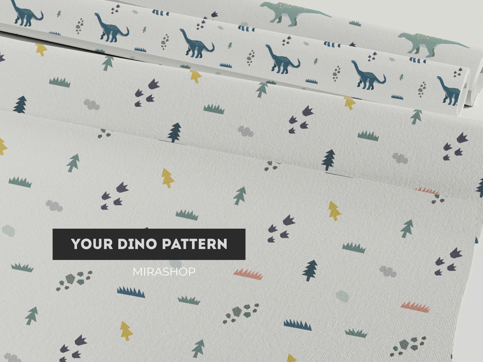 Dinosaur simple pattern by Mira Shop on Dribbble