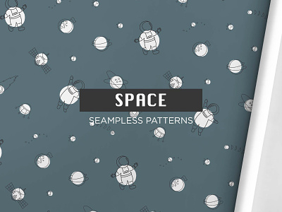 Space digital paper