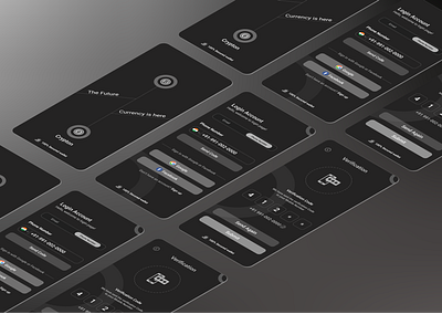 Crypto App UI Mobile screen Concept crypto figma mobile screen mockup ui