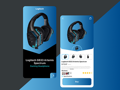 Logitech UI Store App Concept