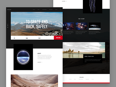 Spaced design homepage landing space spaced spacedchallenge ui ux