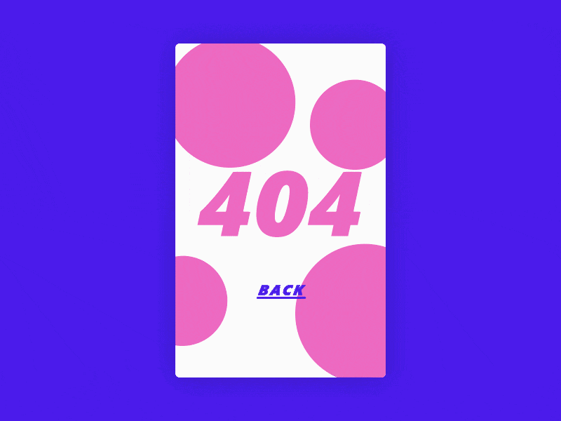 404, back! 🛑🚫 404 animation error motion graphics typography