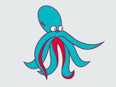 Screen Shot 2013 11 10 At 4.33.09 Pm blue cute illustration lisa m. dalton movember mustache ocean octopus purple red