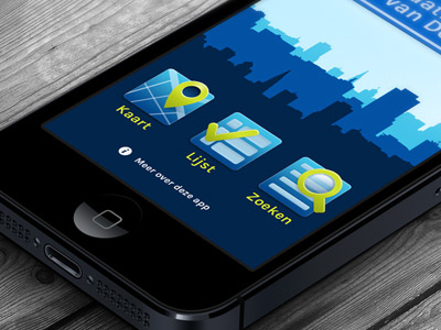 Straatnamen van Delft android app icons ios iphone mobile