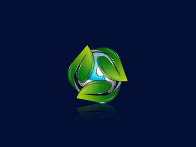 3D Leaf Logo