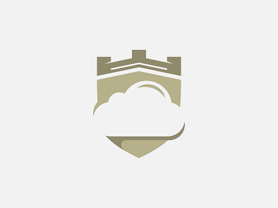 Castle Cloud Logo flat
