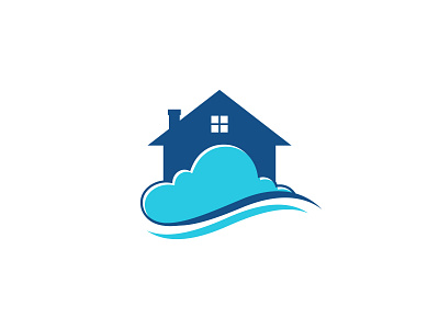 House Cloud Logo estate