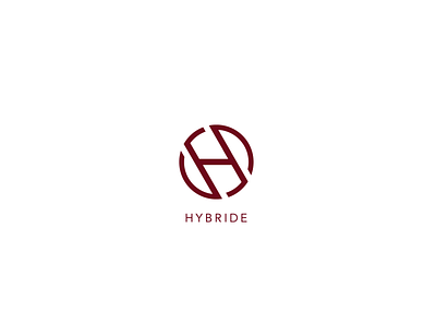 HYBRIDE branding créative design graphic design illustration illustrator logo logotype ui vector