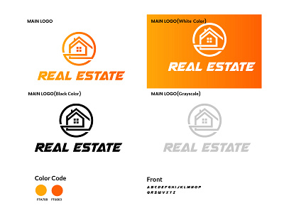 Modern Real Estate logo Design app branding design graphic design illustration logo minimalist logo modern logo real estate logo real estate modern logo typography ui