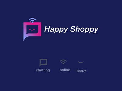Online shopping company logo design