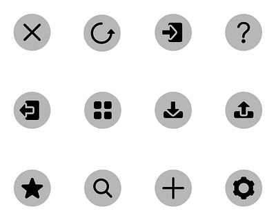 Web Icons design icon ui vector