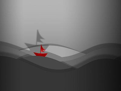 A Boat in the Sea