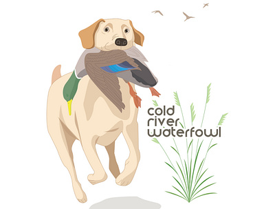 Hunter Dog dog drawing duck hunt hunter illustration