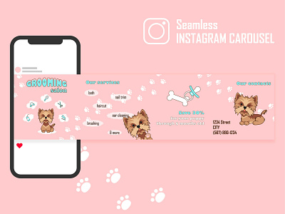 Seamless instagram carousel