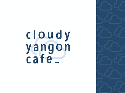 cloudy yangon branding concept idenity illustration logo myanmar type yangon