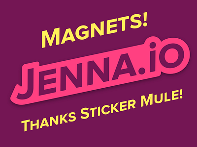 Jenna.io Magnets