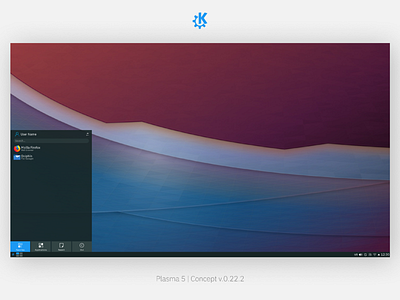 KDE Plasma 5 concept UI app design kde kde plasma kde plasma 5 ui ux vector