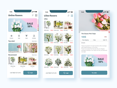 Flowers application | IOS app