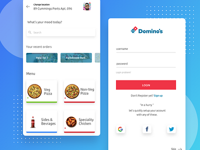 Simplify dominos experience by Paras Bhatnagar on Dribbble