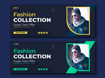 Fashion Social media cover banner design banner branding cover design fashion graphic design media social