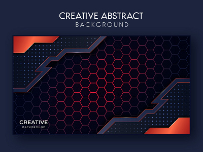 Creative abstract shape background design abstract ad background design banner branding design graphic design media social