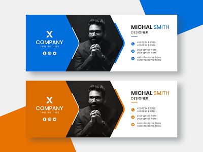 Email signature design