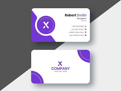 Smiple and minimalist Business Card design ad banner branding business card design graphic design media social