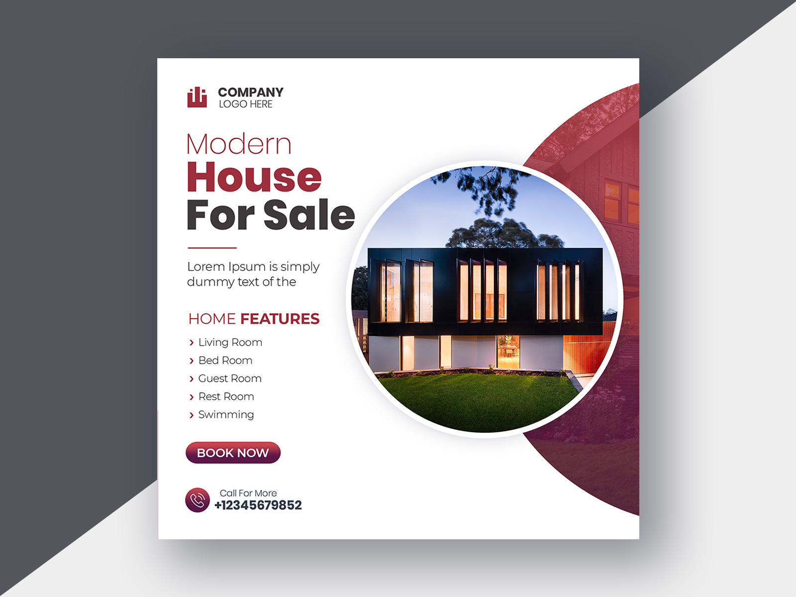 Real estate house poperty social media poster design by Golam NObi on ...