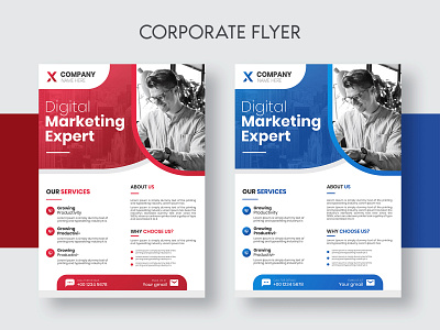 Corporate flyer design ad banner branding business business flyer corporate corporate flyer design flyer flyer design graphic design media social