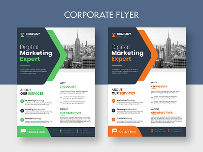 Corporate flyer design