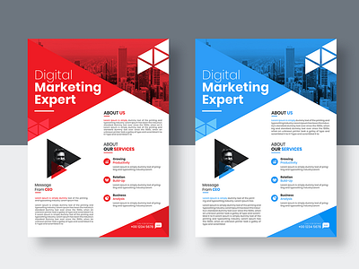 Corporate flyer design ad banner branding business brochure business flyer business flyer design corporate flyer corporate flyer design design digital marketing agency banner digital marketing agency design digital marketing agency flyer flyer flyer design graphic design media social