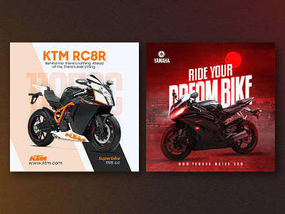 Bike social media post | bike advertising | Instagram post ad banner bike poster branding design facebook post golam nobi graphic desig instagram banner instagram post logo media motorcycle social social media design