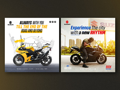 Motorcycle social media post | bike ads | Instagram post