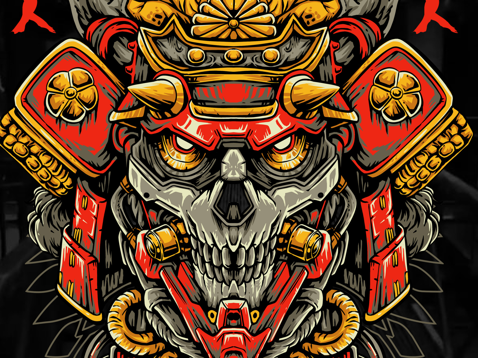 MECHA SHOGUN SAMURAI ILLUSTRATION by lester camacho on Dribbble