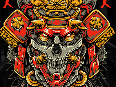 MECHA SHOGUN SAMURAI ILLUSTRATION