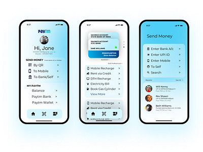 PAYTM REDESIGN app branding design edtech fintech graphic design payment paytm redesign typography ui ux