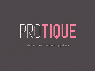 Protique Font Family branding clean company corporate elegant font font family font family logo fonts free logo logo font logotype minimal modern poster professional sans serif strong sweet