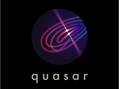 Quazar challenge cosmos dailylogo. graphic design dailylogochallange dailylogochallenge design illustration logo quasar vector