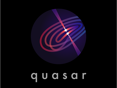 Quazar challenge cosmos dailylogo. graphic design dailylogochallange dailylogochallenge design illustration logo quasar vector