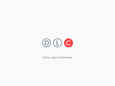 DLC 50dailylogochallenge branding challenge dailylogochallenge design illustration logo logo a day simple simple design typography vector
