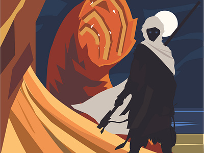 Dune illustration graphic design
